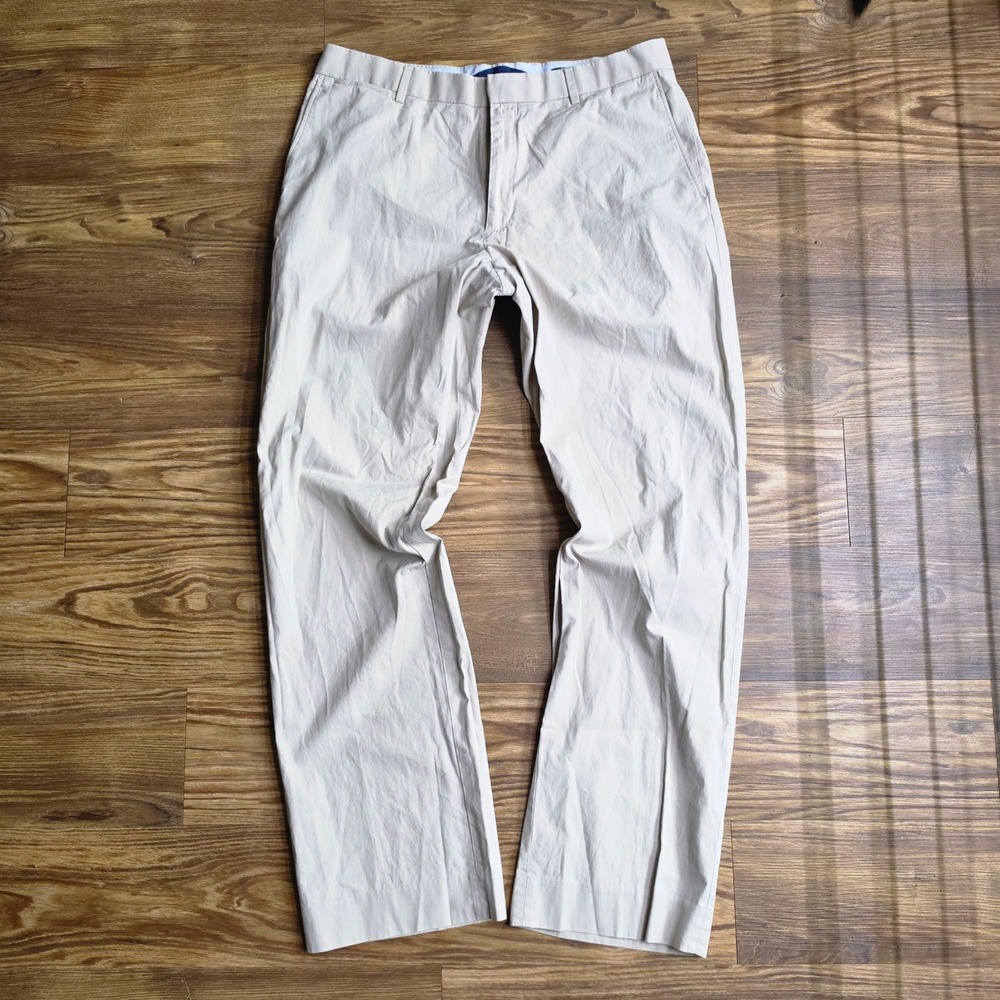 Banana Republic Classic Fit Chino Pants Mens 34x34 Khaki Tan Straight Leg Pants